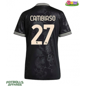 Juventus Andrea Cambiaso #27 Tredje Tröja Kvinnor 2025-26 Kortärmad